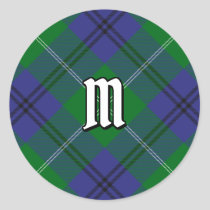 Clan Oliphant Tartan Classic Round Sticker