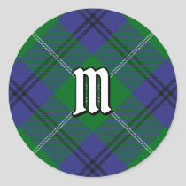 Clan Oliphant Tartan Classic Round Sticker