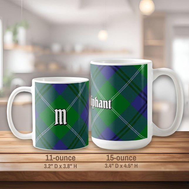 Clan Oliphant Tartan Coffee Mug (Creator Uploaded)