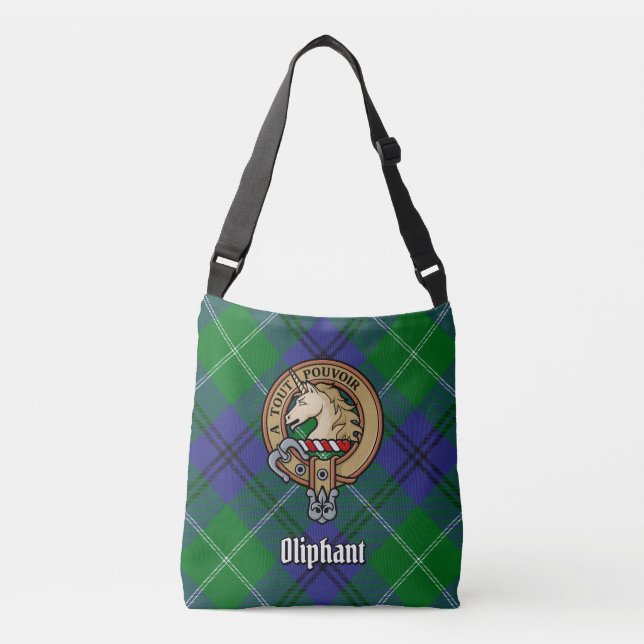 Clan Oliphant Tartan Crossbody Bag (Front)