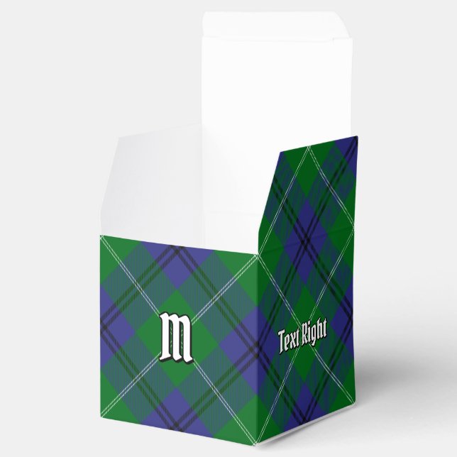 Clan Oliphant Tartan Favor Box (Opened)