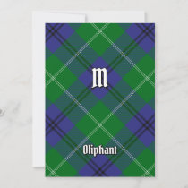 Clan Oliphant Tartan Invitation
