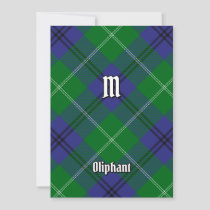 Clan Oliphant Tartan Invitation