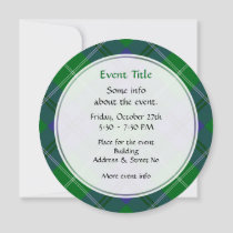 Clan Oliphant Tartan Invitation