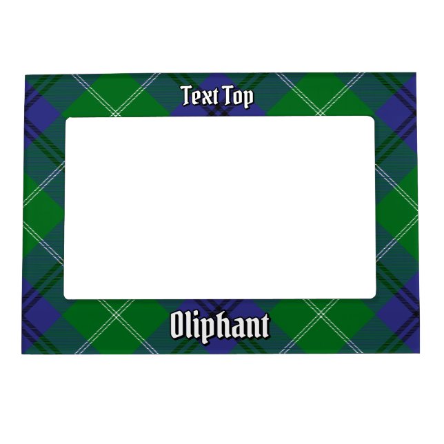 Clan Oliphant Tartan Magnetic Frame (Front)
