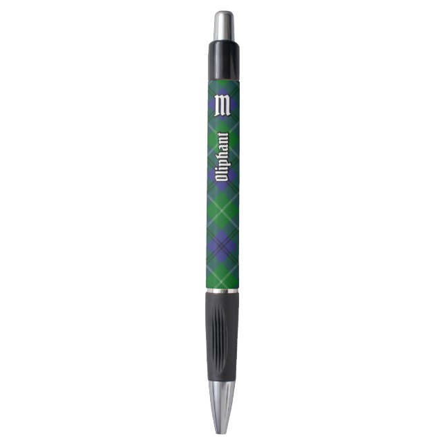 Clan Oliphant Tartan Pen (Front Vertical)