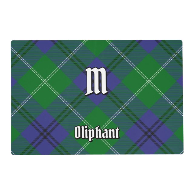 Clan Oliphant Tartan Placemat (Front)
