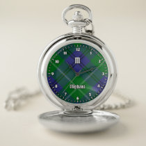 Clan Oliphant Tartan Pocket Watch