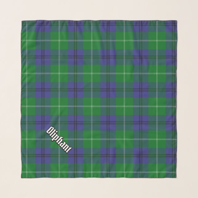 Clan Oliphant Tartan Scarf (Front (Horizontal))