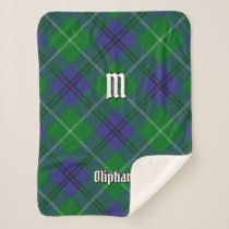 Clan Oliphant Tartan Sherpa Blanket