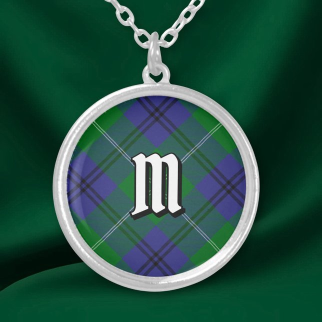 Clan Oliphant Tartan Silver Plated Necklace (Creator Uploaded)