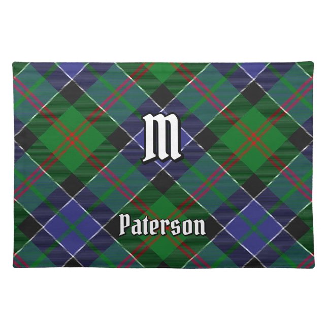 Clan Paterson Tartan Cloth Placemat (Front)