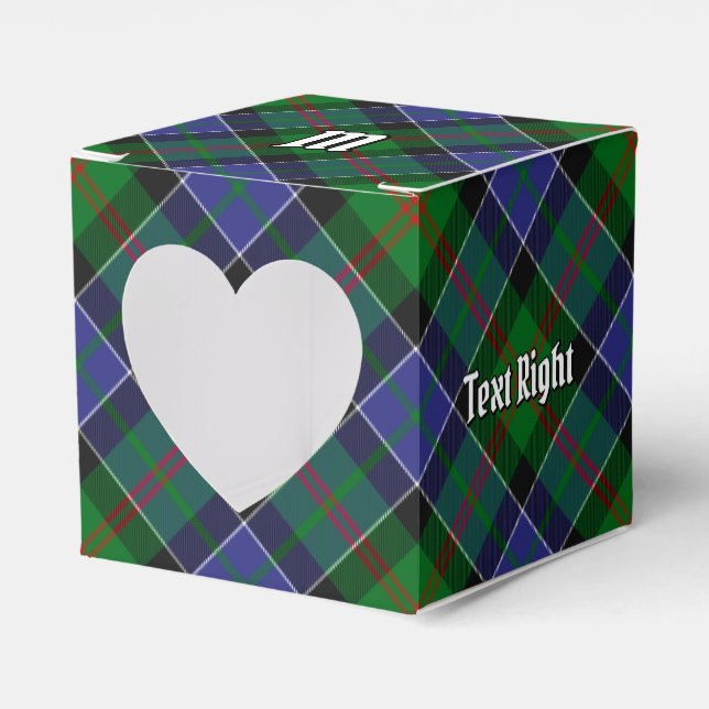 Clan Paterson Tartan Favor Boxes (Front Side)