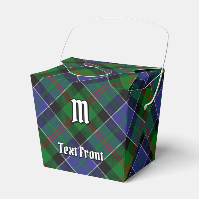 Clan Paterson Tartan Favor Boxes (Front Side)