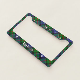 Clan Paterson Tartan License Plate Frame