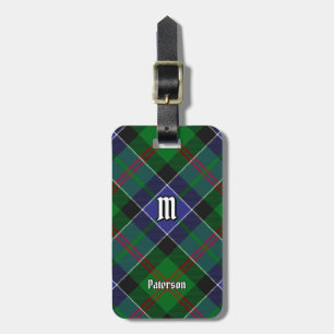 Clan Paterson Tartan Luggage Tag