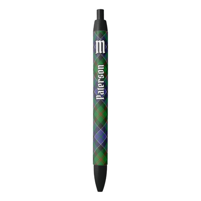 Clan Paterson Tartan Pen (Front Vertical)