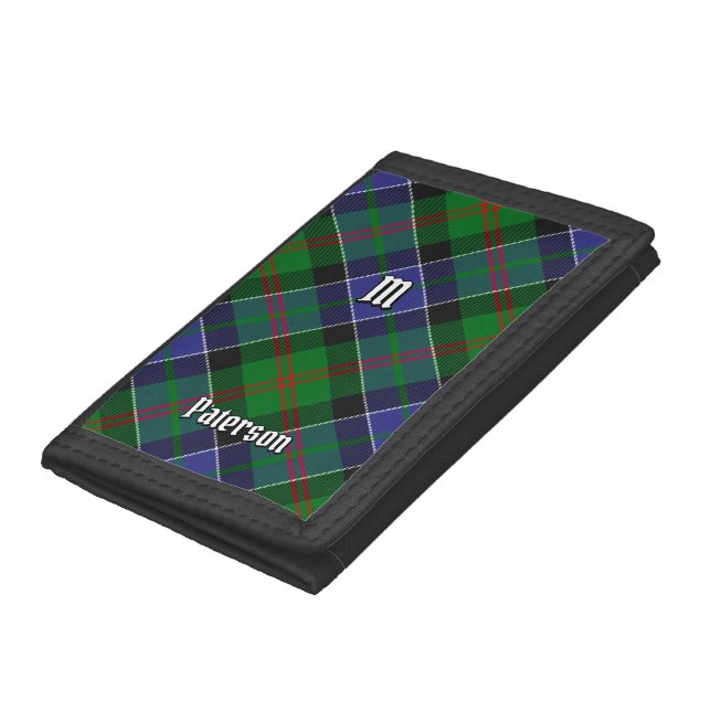 Clan Paterson Tartan Trifold Wallet (Bottom)