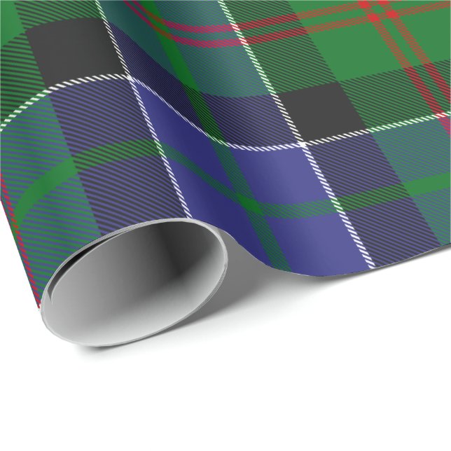 Clan Paterson Tartan Wrapping Paper (Roll Corner)