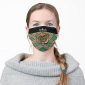 Clan Pollock Crest Adult Cloth Face Mask (Worn)