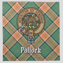 Clan Pollock Crest Cloth Napkin