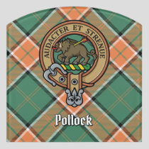 Clan Pollock Crest Door Sign