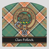 Clan Pollock Crest Door Sign