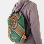 Clan Pollock Crest Drawstring Bag (Insitu)