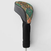 Clan Pollock Crest Golf Head Cover (Angled)