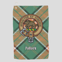 Clan Pollock Crest Golf Towel