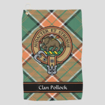 Clan Pollock Crest Golf Towel