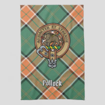 Clan Pollock Crest Kitchen Towel