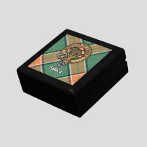 Clan Pollock Crest over Tartan Gift Box