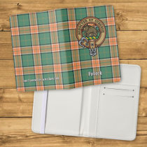 Clan Pollock Crest over Tartan Passport Holder