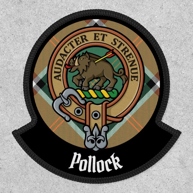 Clan Pollock Crest Patch (Front)