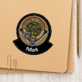 Clan Pollock Crest Patch (On Folder)