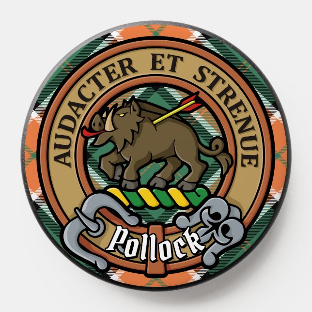 Clan Pollock Crest PopSocket (Popsocket)