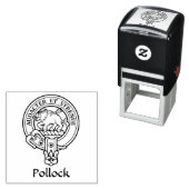 Clan Pollock Crest Self-inking Stamp (In Situ)
