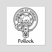 Clan Pollock Crest Self-inking Stamp