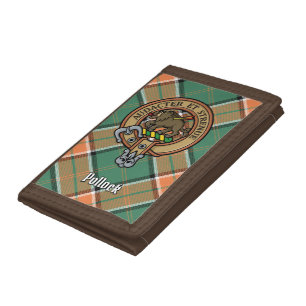 Clan Pollock Crest Trifold Wallet