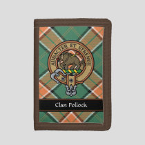 Clan Pollock Crest Trifold Wallet