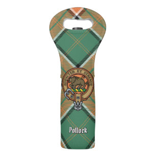 Clan Pollock Crest Wine Bag