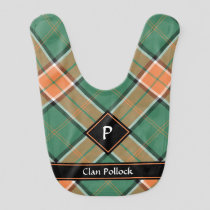 Clan Pollock Tartan Baby Bib