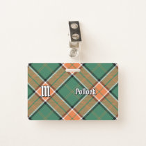 Clan Pollock Tartan Badge