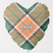 Clan Pollock Tartan Balloon (Back)