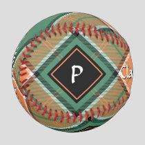 Clan Pollock Tartan Baseball