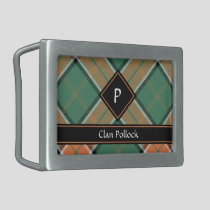 Clan Pollock Tartan Belt Buckle