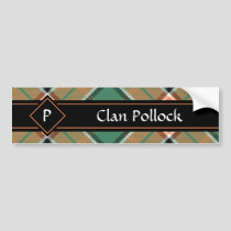 Clan Pollock Tartan Bumper Sticker