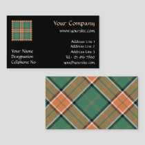 Clan Pollock Tartan Business Card