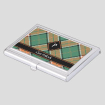 Clan Pollock Tartan Business Card Case